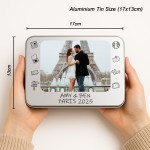 Personalised Photo Storage Tin Couple Gifts For Family Friends