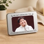 Personalised Mum Memory Tin Keepsake Bereavement Gifts for Loss 