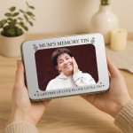 Personalised Mum Memory Tin Keepsake Bereavement Gifts for Loss 