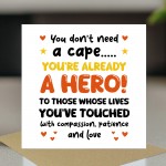 Thank You Card For HERO Thank You Card For Teacher Volunteer Thank You Card For HERO Thank You Card For Teacher Volunteer