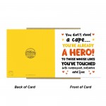 Thank You Card For HERO Thank You Card For Teacher Volunteer Thank You Card For HERO Thank You Card For Teacher Volunteer