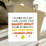 Special Thank You Card For Nurse Doctor Colleague Volunteer