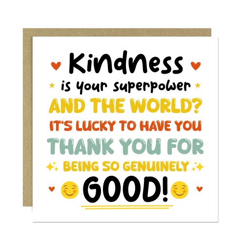 Thank You Card For Best Friend Colleague Volunteer Friend