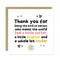 Special Card For Teacher Volunteer Assistant Mentor Tutor