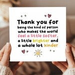 Special Card For Teacher Volunteer Assistant Mentor Tutor