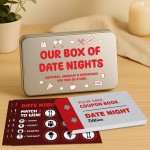 Date Night Tin For Couple Husband Wife Anniversary Gifts