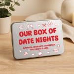 Date Night Tin For Couple Husband Wife Anniversary Gifts