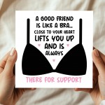 Funny Card For Best Friend Christmas Birthday Kraft Envelope