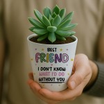 Bestie Gifts for Women Plant Pot Friendship Keepsake Friendship Bestie Gifts for Women Plant Pot Friendship Keepsake Friendship
