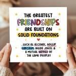 Card For Best Friend FRIENDSHIP Card With Kraft Envelope Card For Best Friend FRIENDSHIP Card With Kraft Envelope