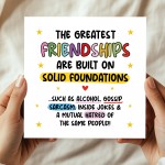 Card For Best Friend FRIENDSHIP Card With Kraft Envelope Card For Best Friend FRIENDSHIP Card With Kraft Envelope