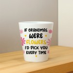 Cute Grandma Gift For Birthday Christmas Plant Pot