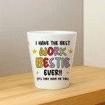 Christmas Birthday Gift For Bestie WORK BESTIE Flower Pot Bestie
