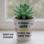 Cute Nanny Gift For Birthday Christmas Pot Grandparent Gifts