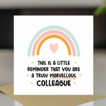Thank You Card For Colleague New Job Gift Leaving Card Thank You Card For Colleague New Job Gift Leaving Card