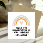 Thank You Card For Colleague New Job Gift Leaving Card Thank You Card For Colleague New Job Gift Leaving Card