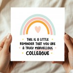 Thank You Card For Colleague New Job Gift Leaving Card Thank You Card For Colleague New Job Gift Leaving Card
