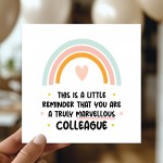Thank You Card For Colleague New Job Gift Leaving Card Thank You Card For Colleague New Job Gift Leaving Card