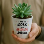 Funny Gift For Colleague Plant Pot New Job Gift Leaving Present