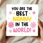 Gift For Nanny Birthday Christmas Card And Flower Pot Nanny Gift
