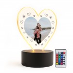 Personalised Photo Night Light Gift Couple Partner Anniversary