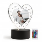 Personalised Photo Night Light Couple Gift For Anniversary Valen