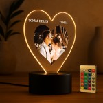 Personalised Night Light Photo Frame Gift Boyfriend Girlfriend