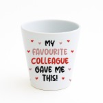 Gift For Colleague Funny Plant Pot And Card Gift For Him Her