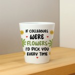 Cute Gift For Colleague Birthday Christmas Flower Pot Thank You