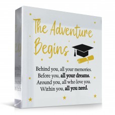 Congratulations Gift For Graduation The Adventure Begins Plaque