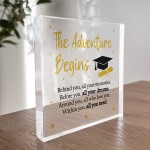 Congratulations Gift For Graduation The Adventure Begins Plaque