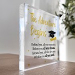 Congratulations Gift For Graduation The Adventure Begins Plaque