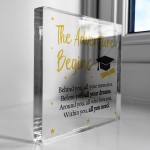 Congratulations Gift For Graduation The Adventure Begins Plaque