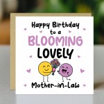 Happy Birthday Card For Mother In Law Blooming Lovely Mother