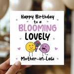 Happy Birthday Card For Mother In Law Blooming Lovely Mother