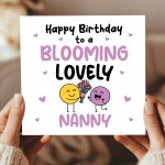 Happy Birthday Card For Nanny Blooming Lovely Nanny