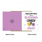 Happy Birthday Card For Nanny Blooming Lovely Nanny