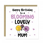 Birthday Gift For Mum BLOOMING LOVELY MUM Card And Plant Pot