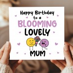 Birthday Gift For Mum BLOOMING LOVELY MUM Card And Plant Pot
