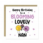 Birthday Gift For Nan BLOOMING LOVELY NAN Card And Plant Pot