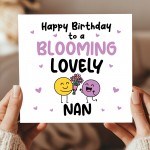 Birthday Gift For Nan BLOOMING LOVELY NAN Card And Plant Pot