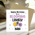 Birthday Gift For Nan BLOOMING LOVELY NAN Card And Plant Pot