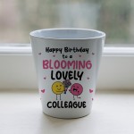 Birthday Gift For Colleague BLOOMING LOVELY COLLEAGUE Card