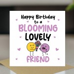 Birthday Gift For Friend BLOOMING LOVELY FRIEND Card Plant Pot Birthday Gift For Friend BLOOMING LOVELY FRIEND Card Plant Pot
