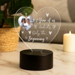 1st Anniversary Photo Gift For Boyfriend Girlfriend Personalised