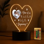 1st Anniversary Photo Gift For Boyfriend Girlfriend Personalised