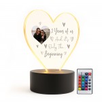 2nd Anniversary Gift For Boyfriend Girlfriend Personalised LED