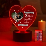Personalised 2nd Anniversary Gift For Boyfriend Girlfriend