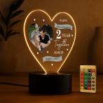Personalised 2nd Anniversary Gift For Boyfriend Girlfriend
