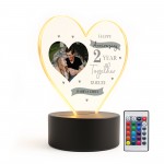 Personalised 2nd Anniversary Gift For Boyfriend Girlfriend